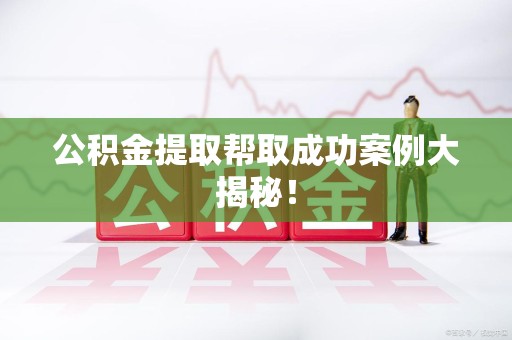 阜南公积金提取帮取成功案例大揭秘！