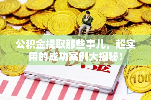 阜南公积金提取那些事儿，超实用的成功案例大揭秘！